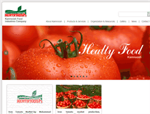 Tablet Screenshot of kamnoosh.com